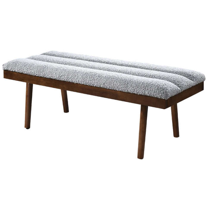 Troni - Bench - Brown / Light Gray Ashcroft Furniture