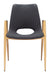 Desi - Dining Chair With Gold Legs (Set of 2) Zuo Modern