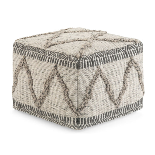 Sweeney - Upholstered Square Pouf Simpli-Home