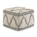 Sweeney - Upholstered Square Pouf Simpli-Home