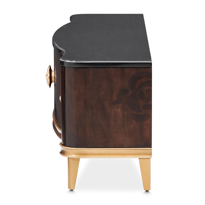 Camellia Field - Media Cabinet - Dark Brown