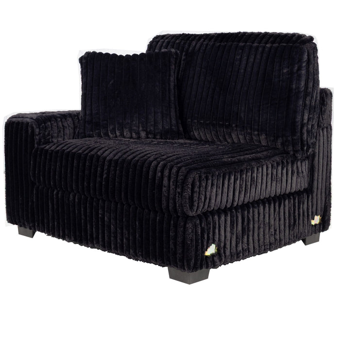 Contemporary Style Chair With Cup Holder Armrest Home Essentials