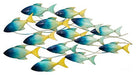 Dullcott - Indoor/Outdoor Wall Decor - Blue / Teal / Yellow Signature Design by Ashley®