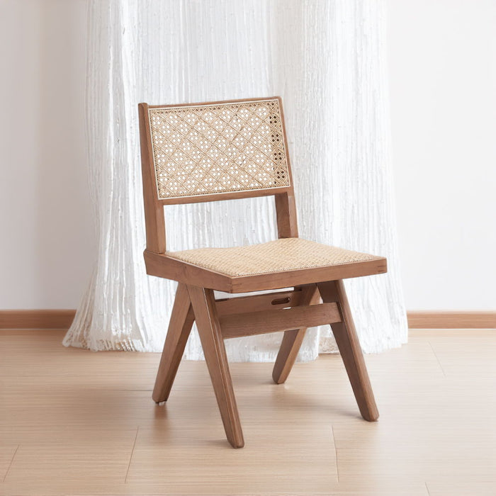 Velentina - Side Chair (Set of 2) - Rattan & Natural ACME