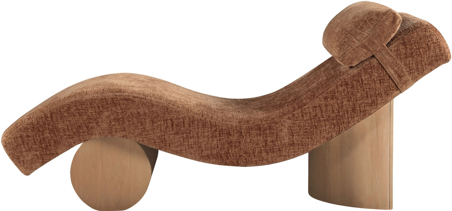 Marcella - Chaise Lounge - Natural Base Meridian Furniture
