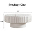Fluted Storage Table With Lift Off Lid Home Essentials
