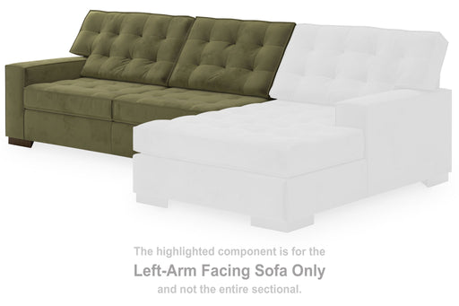 Caspian-Town - LAF Sofa - Olive Signature Design by Ashley®