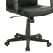 Office Chair With Casters Ergonomic Design For Workspaces - Black Furniture Max