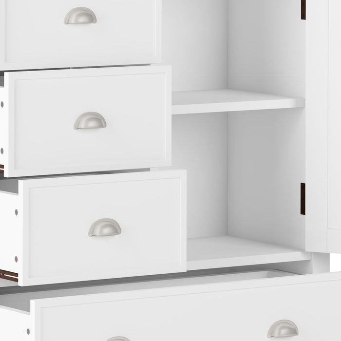 Redmond - Medium Storage Cabinet - White