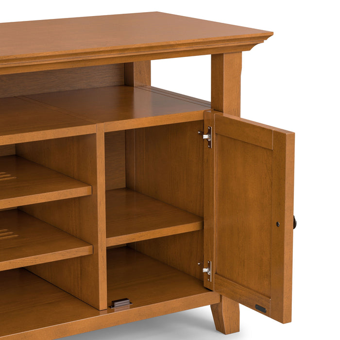 Amherst - TV Media Stand, Handcrafted Simpli-Home