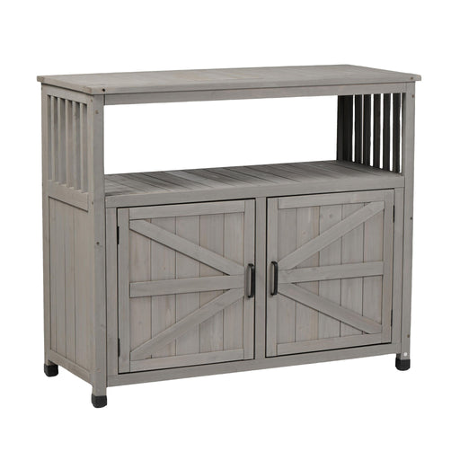 Patio Bar Table Set With Storage Home Essentials