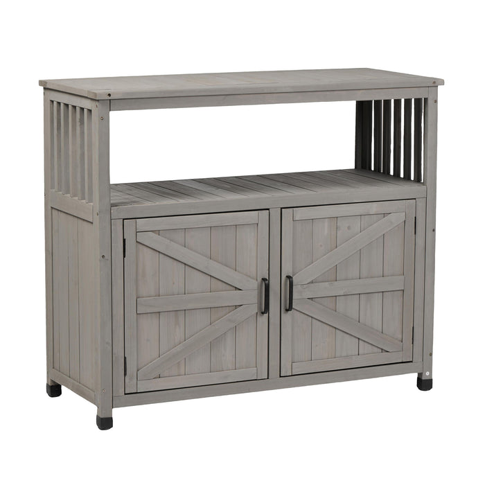 Patio Bar Table Set With Storage Home Essentials