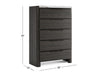 Keaton - Drawer Chest - Black Magnussen Furniture
