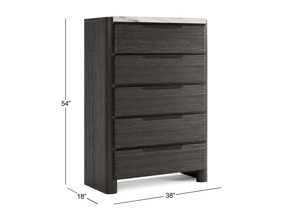 Keaton - Drawer Chest - Black Magnussen Furniture