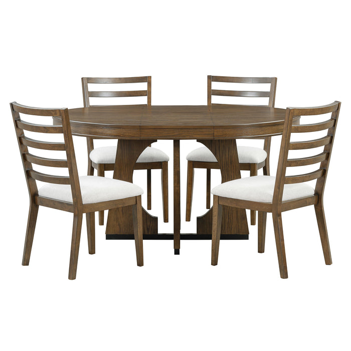 Round Dining Table Set For 4 With Chairs Hearth and Haven