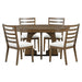 Round Dining Table Set For 4 With Chairs Hearth and Haven