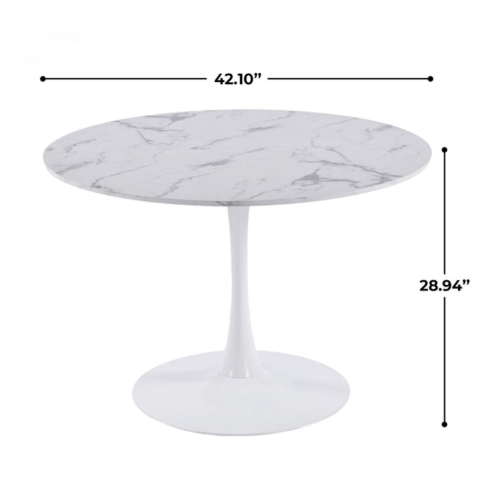 Round Tulip Table, Pedestal Design Home Essentials