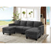 Modular Sectional With 2 Ottomans Home Essentials
