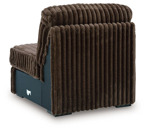 Midnight-Madness - Armless Chair - Chocolate Signature Design by Ashley®