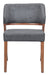Sunobu - Dining Chair (Set of 2) - Azure Gray / Walnut Zuo Modern