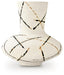 Brockford - Vase - Cream / Black / Brown Signature Design by Ashley®