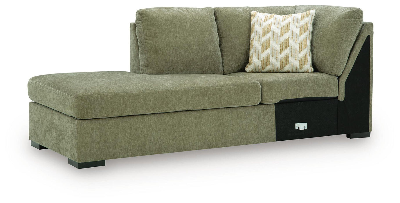 Bridgepoint - LAF Corner Chaise - Moss Signature Design by Ashley®