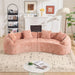 Curved Compressed Sofa, Nordic-Style Design For Living Room Home Essentials