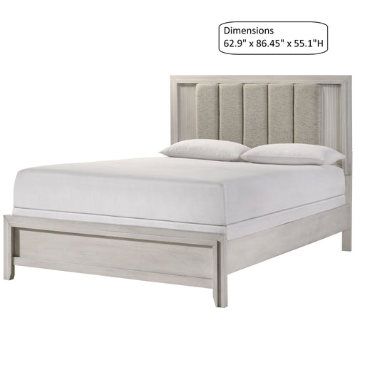 Plush Upholstered Headboard Framed Bed Home Essentials