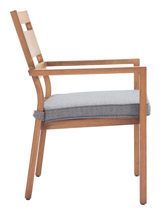 Rader - Outdoor Dining Chair (Set of 2) - Natural Zuo Modern