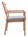 Rader - Outdoor Dining Chair (Set of 2) - Natural Zuo Modern