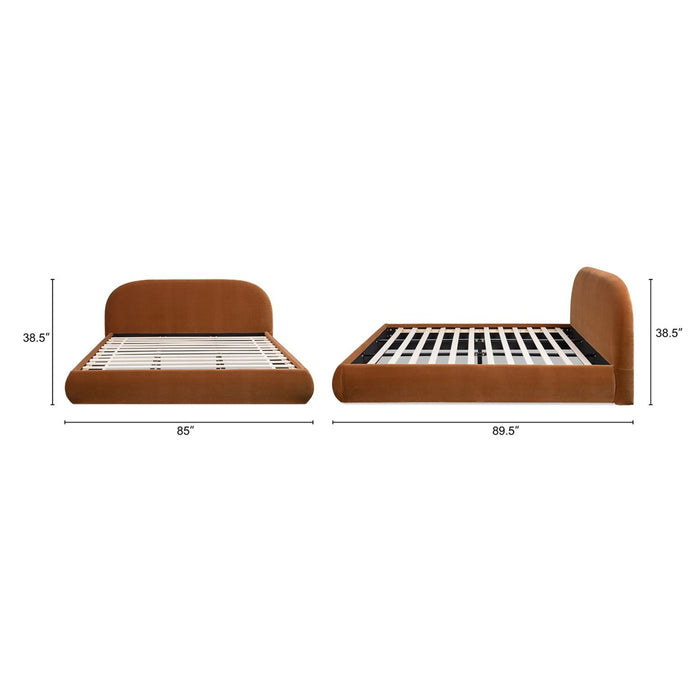 Archie Puffy Grounded - Upholstered Platform Bed Jennifer Taylor Home