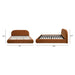 Archie Puffy Grounded - Upholstered Platform Bed Jennifer Taylor Home