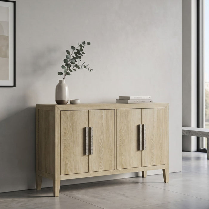 Adeline - 4 Doors Server - Natural Wood Wash Home Essentials