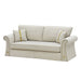 Sofa With Rolled Arms, 3 Seater Couch, Living Room Accent Home Essentials