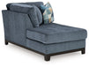 Maxon Place - Laf Corner Chaise - Navy Benchcraft®