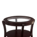 Contemporary Table With Open Lower Shelf Home Essentials
