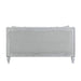 Katia - Loveseat With 2 Pillows - Light Gray Linen & Weathered White ACME