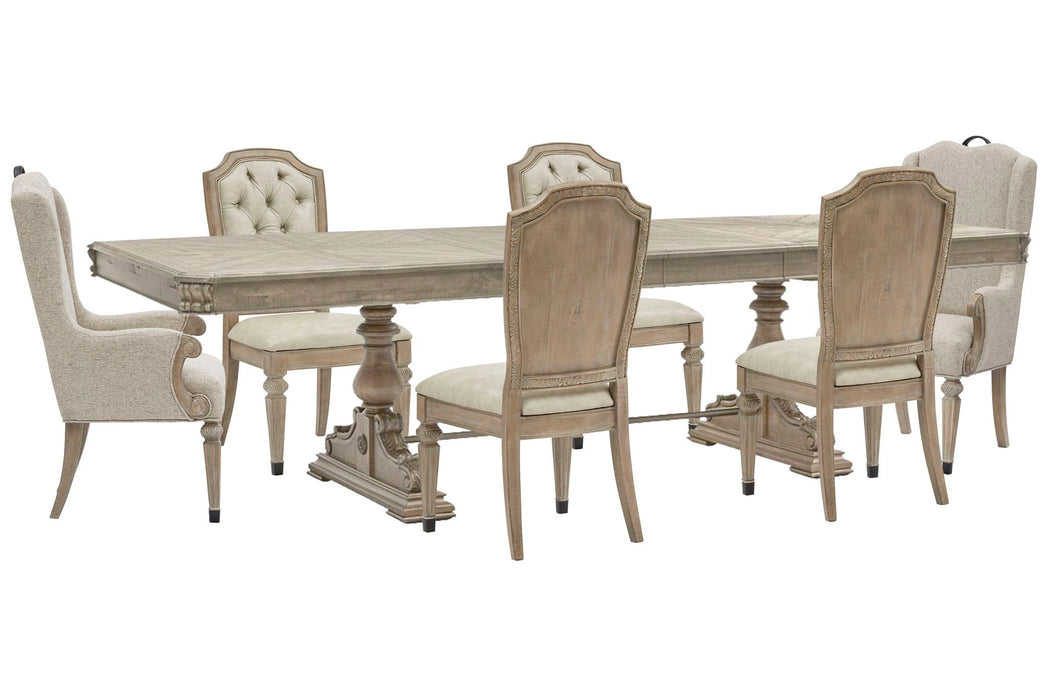 Marisol - Extendable Trestle Dining Table Set Magnussen Furniture
