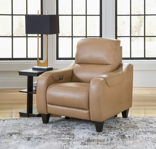 Mosswell - Power Recliner With Adj Headrest - Toffee Ashley®