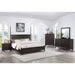 Niguel - Queen Size 4 Poster Bed With Finials, Floating Headboard - Brown Furniture Max