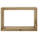 Mesa - Rectangular Console Table With Clean Open Frame Design - Natural Furniture Max