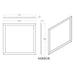 Melissa - Mirror Large Scale Mirror, Fits Matching Dresser Global Furniture USA