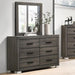 1 Piece Dresser Bar Handle Bedroom Furniture - Gray Home Essentials