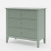 Fluted 3 Drawer Nightstand With Soft Close Slides Home Essentials