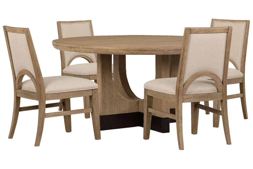 Tristan - 60" Round Dining Table Set Magnussen Furniture