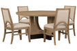 Tristan - 60" Round Dining Table Set Magnussen Furniture