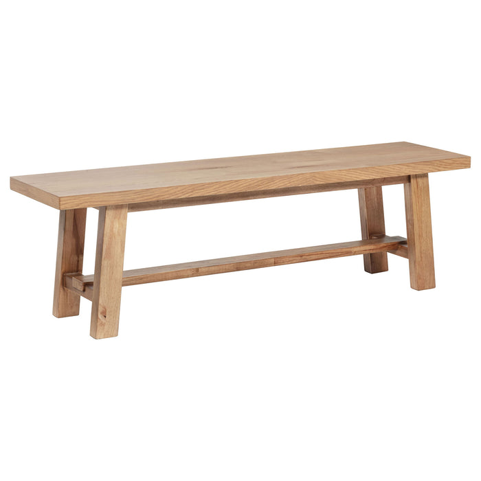 Backless Dining Bench - Natural Furniture Max