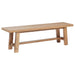 Backless Dining Bench - Natural Furniture Max