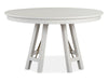 Heron Cove - Round Dining Table - Chalk White Magnussen Furniture