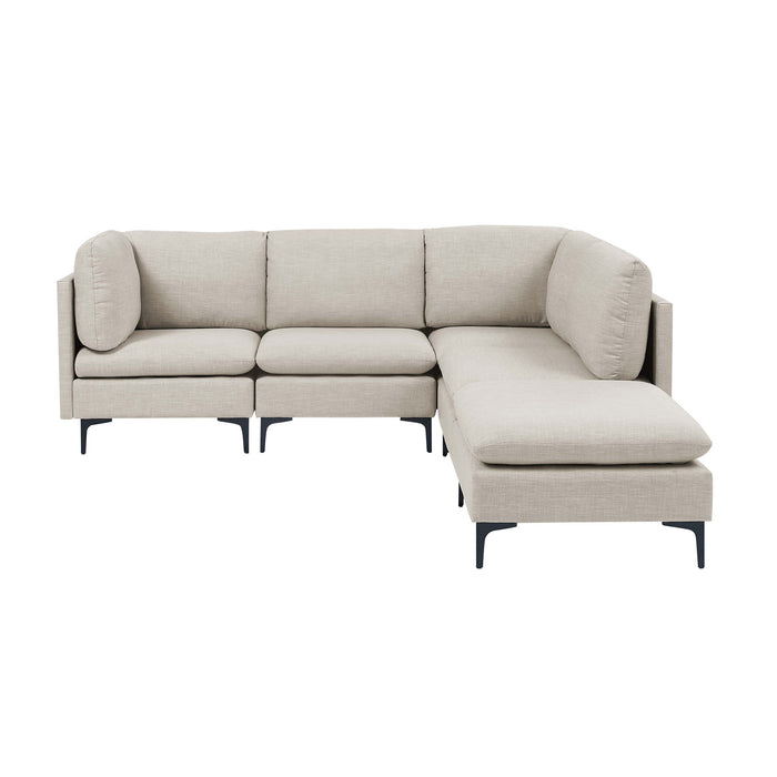 Upholstered Modular Sectional & Tall Legs Home Essentials